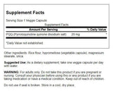 Swanson PQQ gélules végétales: santé cérébrale potentielle pour la vie active.