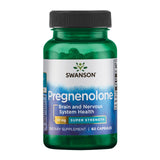 Swanson pregnenolone 50 mg, bouteille: soutien potentiel énergie et concentration.