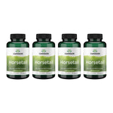 Swanson Prêle pack quatre bouteilles, soutien potentiel pour cheveux, peau et ongles.