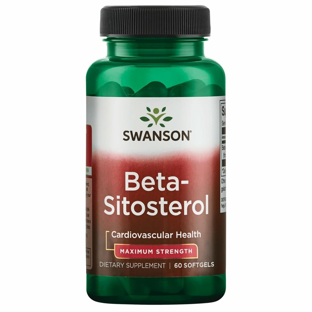 Swanson Premium Beta Sitosterol dans une bouteille de 60 capsules pour le bien-être général