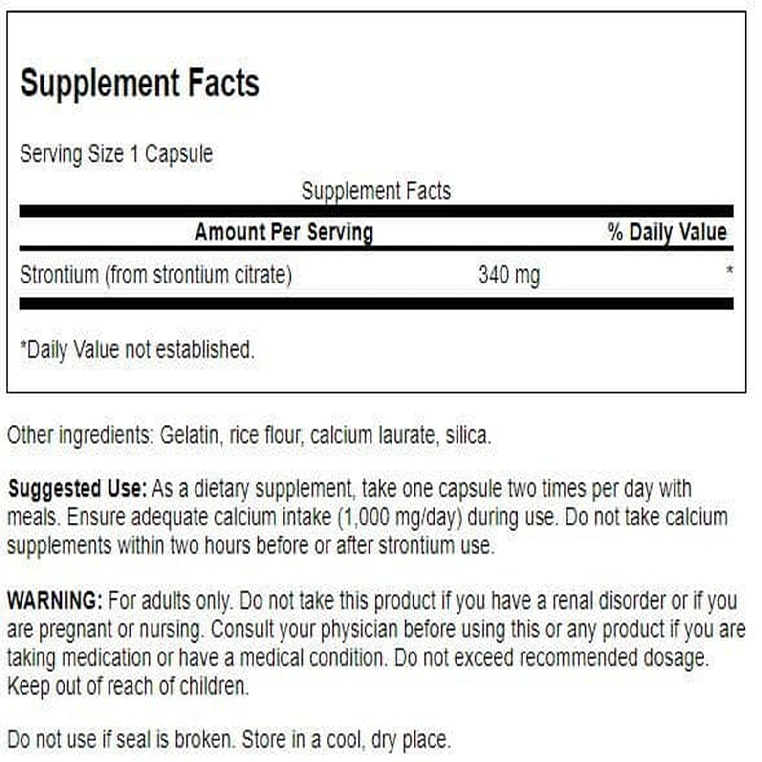 Swanson Premium Brand capsules faciles à avaler, pratique au quotidien.