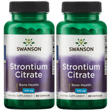 Swanson Premium Brand citrate de strontium flacon 340 mg, soutien des os.