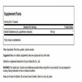 Swanson L-Glutathion 100 mg, etiquette nutritionnelle, formule végétale et complète.