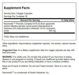 Swanson Neumentix emballage : 60 capsules, aide possible à maintenir la concentration pendant la journée