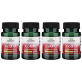 Capsule Swanson CoQ10 mini 10 mg prête à avaler avec eau, pratique au quotidien