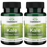 Swanson Premium Kale capsules – emballage boîtier, gélules pratiques pour usage quotidien.