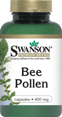 Swanson Premium Pollen d’abeille 400 mg capsules, pratique dans la routine quotidienne.