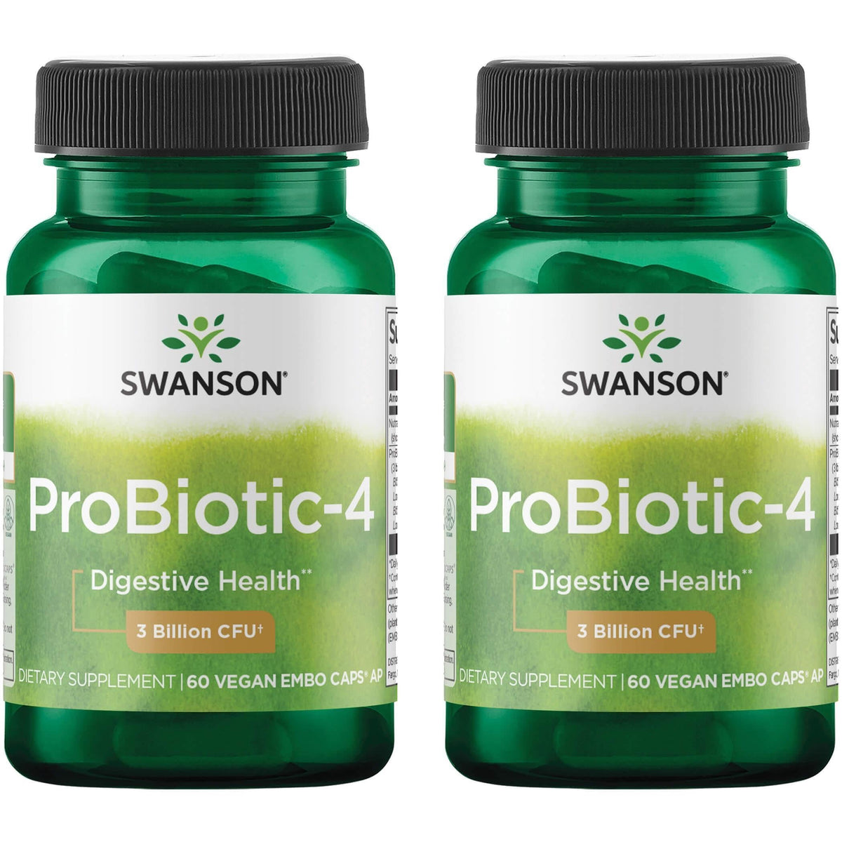 Swanson Probiotic-4 : capsules végétariennes favorisant le bien-être intestinal et l’équilibre du microbiote