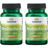 Swanson Probiotic-4 : capsules végétariennes favorisant le bien-être intestinal et l’équilibre du microbiote