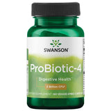Swanson Probiotic-4 en bouteille, soutien potentiel du microbiote intestinal