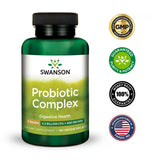 Swanson Probiotic Complex – conditionnement 120 gélules pour une utilisation durable.