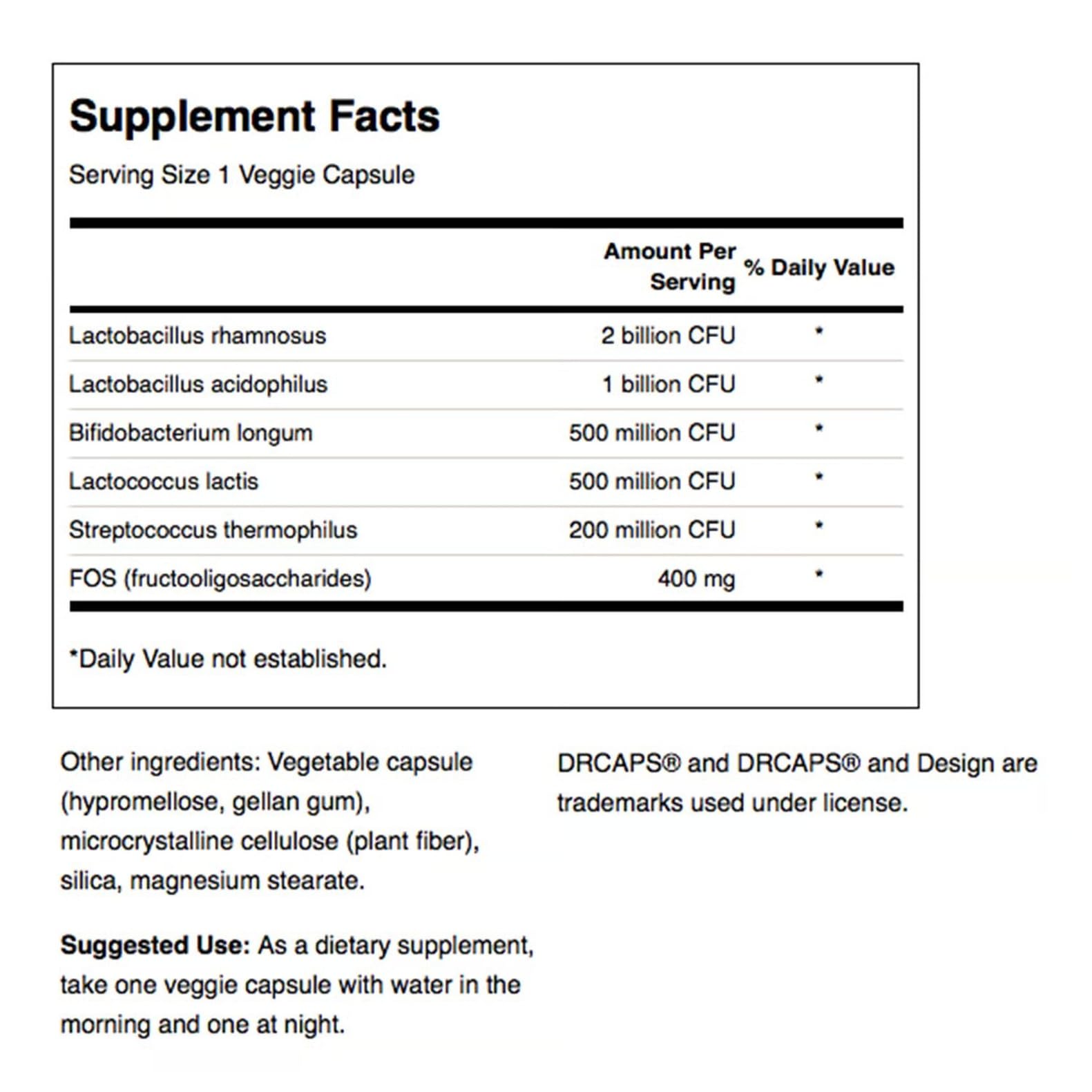Swanson Probiotic Complex – gélules végétales, intégration facile à votre routine.
