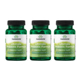 Swanson Probiotique Formule Ultime – bouteille 3 paquets, soutien digestif potentiel.