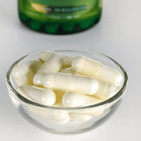 Swanson Probiotic: flacon et étiquette, prébiotiques FOS pour nourrir les bactéries bénéfiques.