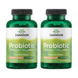 Swanson Probiotique: bouteille-gelules, soutient la digestion et le bien etre quotidien.