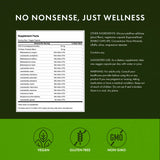 Capsules végétales Swanson Probiotique, gros plan sur capsules, soutien quotidien potentiel.