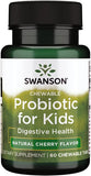 Swanson Probiotique Enfants Cerise — bouteille pratique et goût agréable