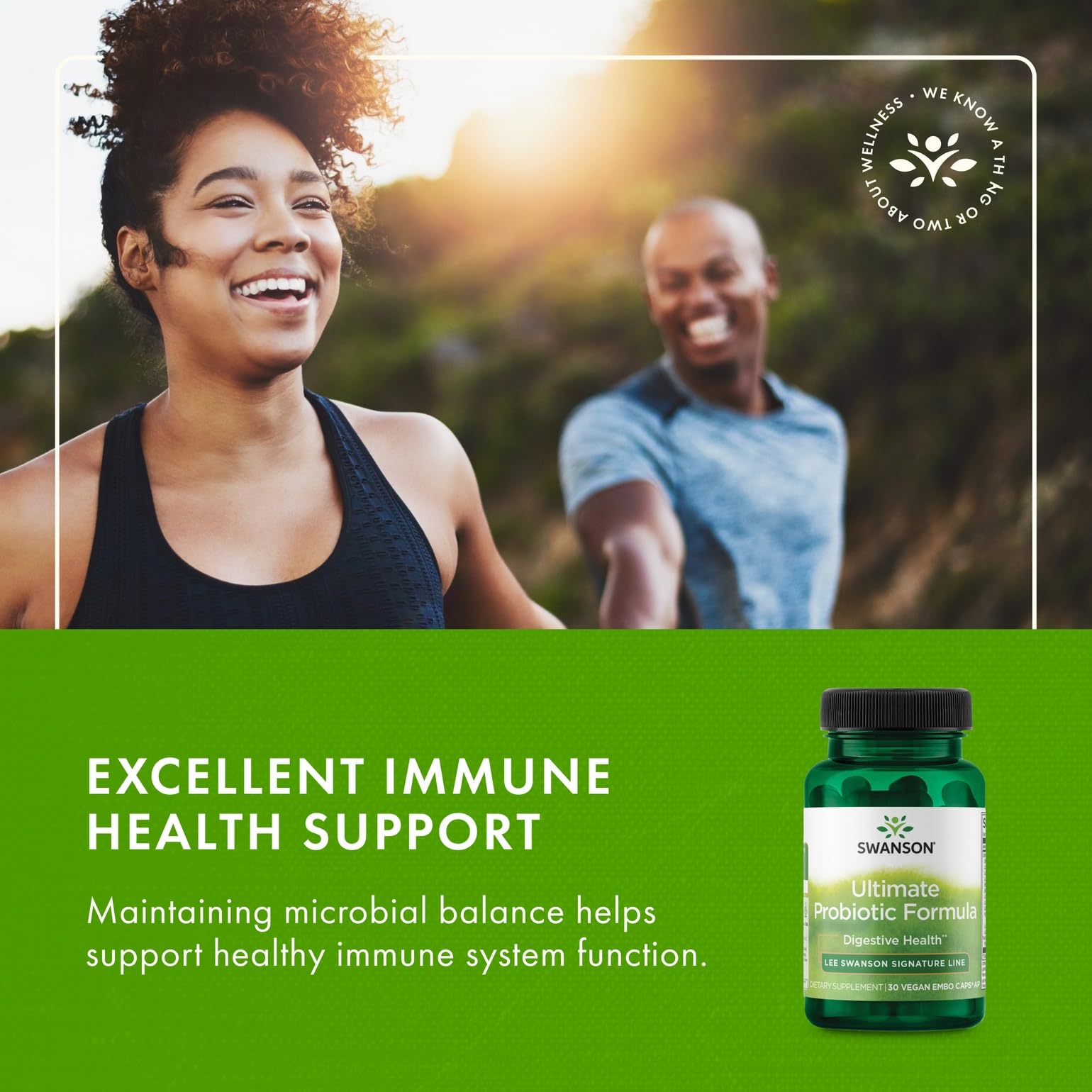 Prébiotique NutraFlora nourrissant les bactéries bénéfiques.