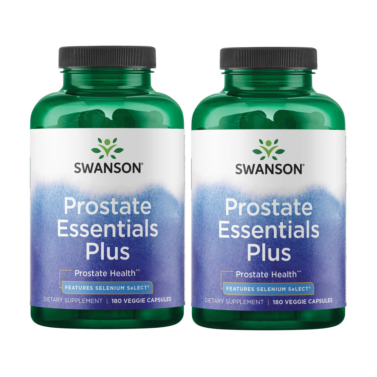 Swanson Prostate Plus: bouteille et étiquette visibles, soutien potentiel au bien-être urinaire.