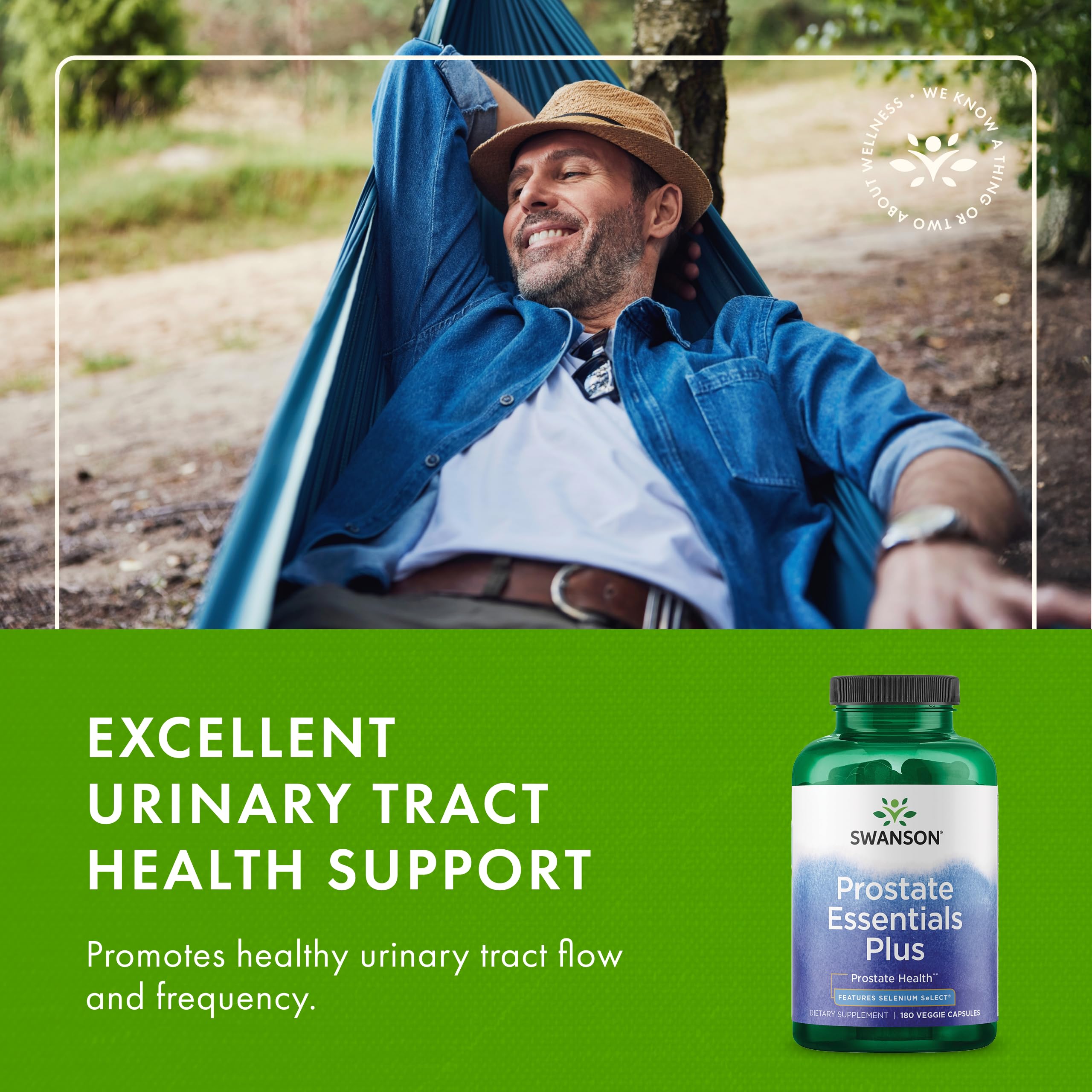 Utilisation quotidienne recommandée de Swanson Prostate Plus pour une routine masculine.