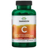 Swanson Pureway Vitamin C 500 mg — flacon avec bioflavonoïdes, soutien potentiel du système immunitaire