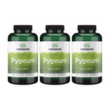 Swanson Pygeum capsules et bouteille: soutien potentiel de la fonction urinaire.