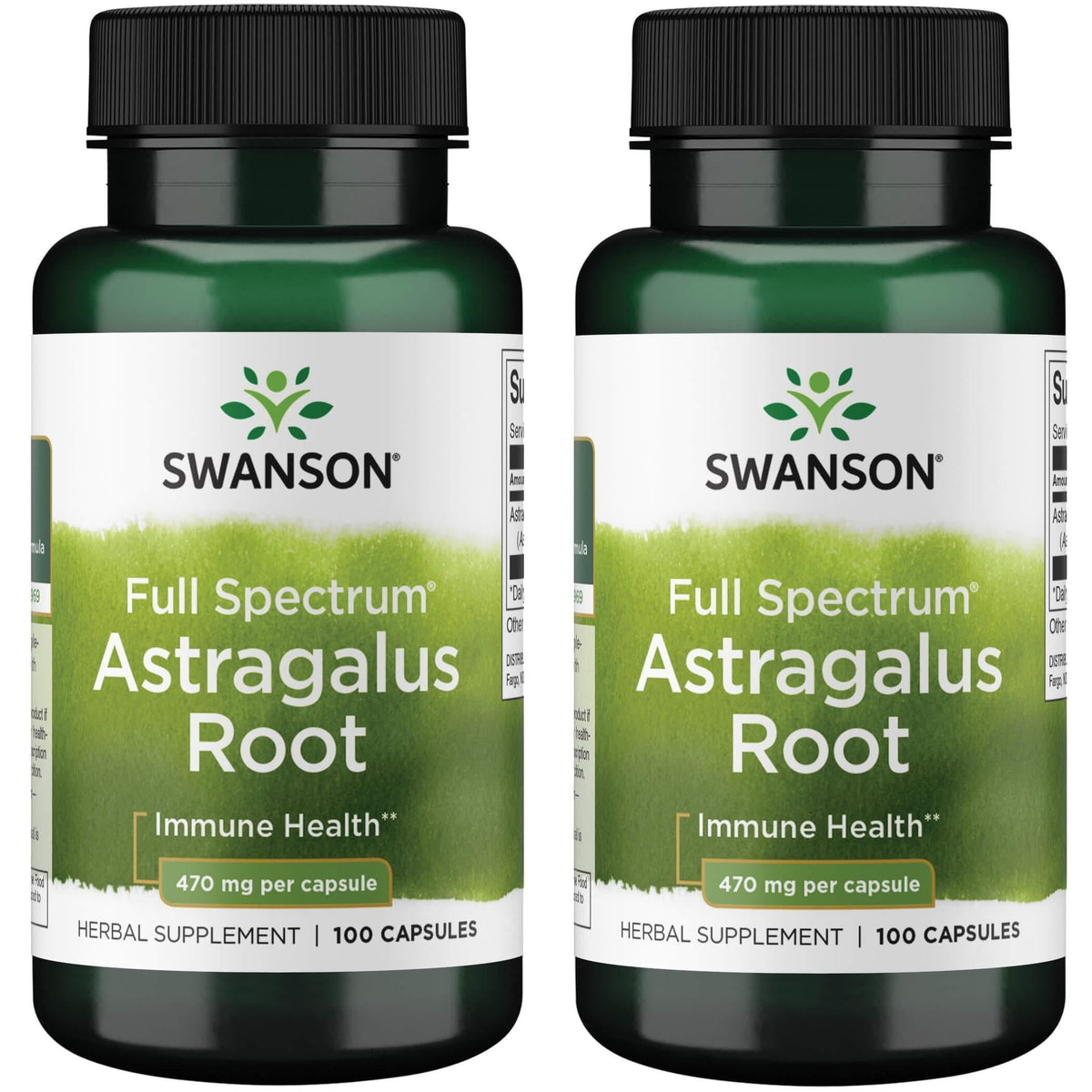 Capsule Swanson Astragale, soutien possible du système immunitaire et du bien-être.