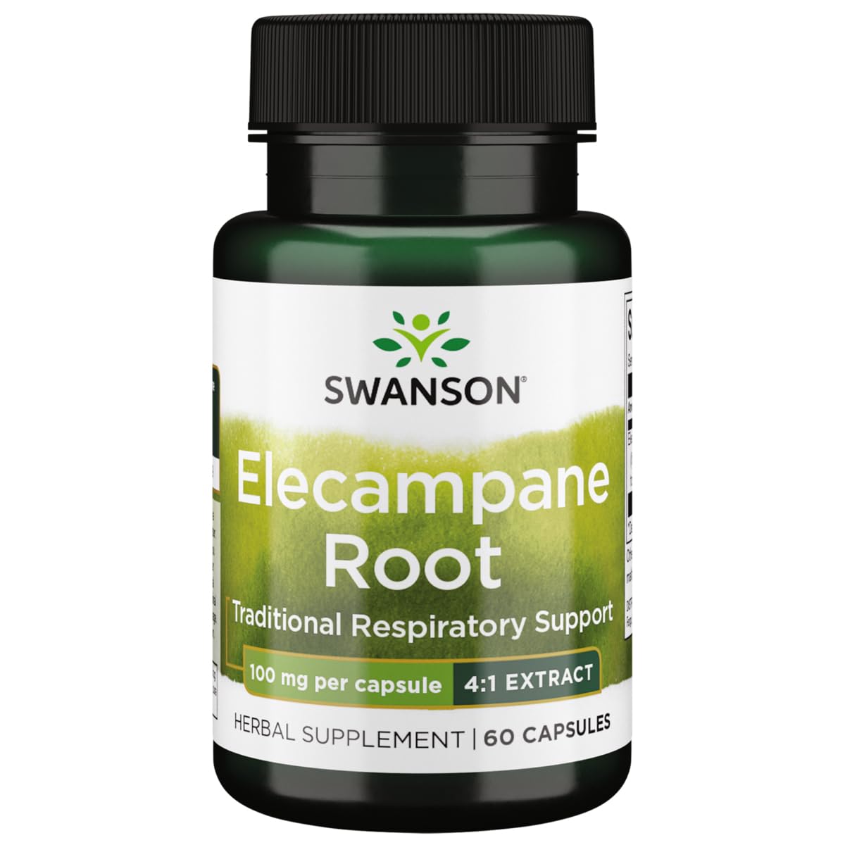 Swanson racine d'élécampe 4:1 – bouteille, usage potentiel pour le soutien respiratoire