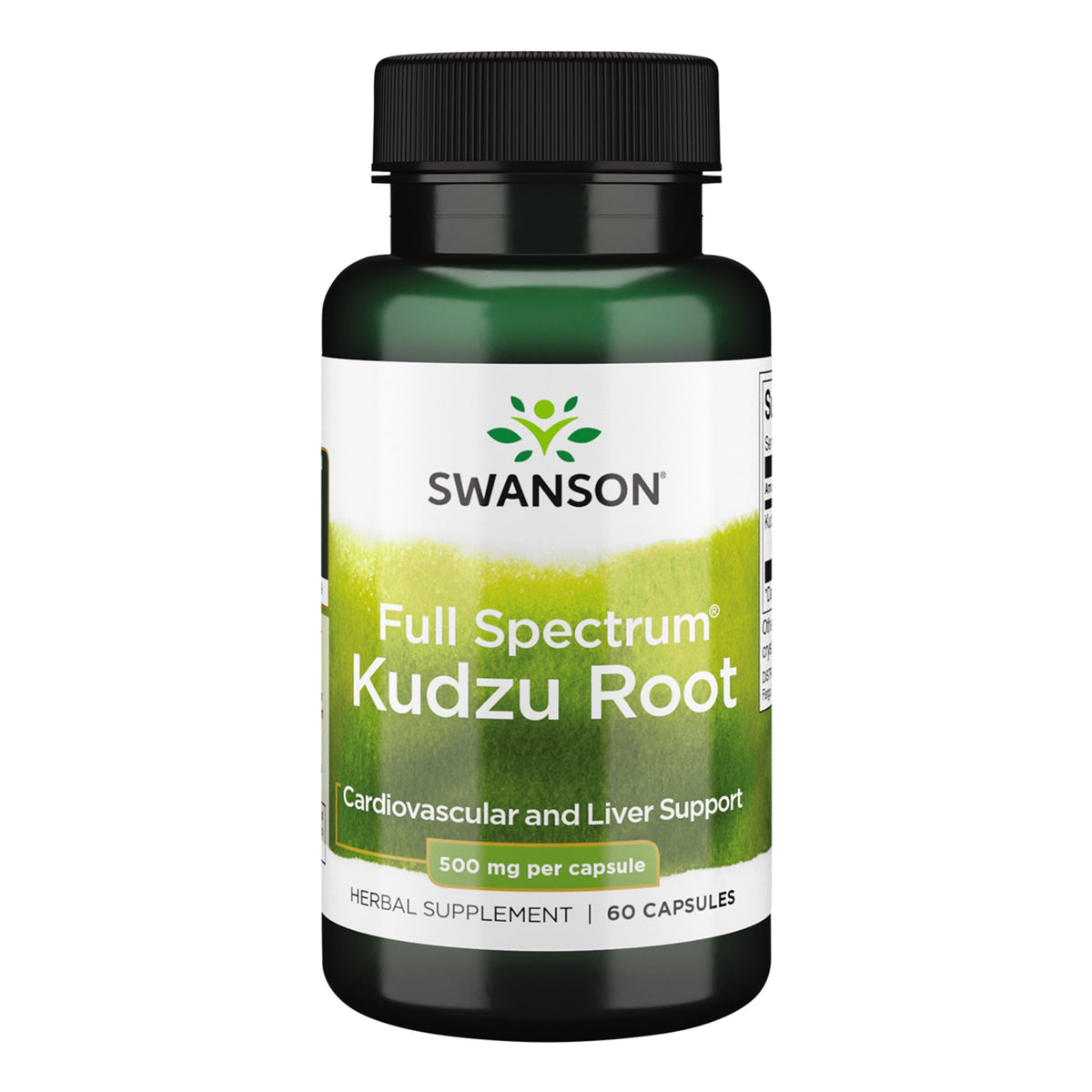 Swanson Kudzu – bouteille de 60 capsules, soutien potentiel à la routine bien-être.