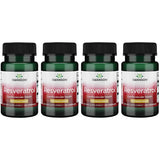 Swanson Résvératrol 100: capsules visibles, soutien antioxydant potentiel.