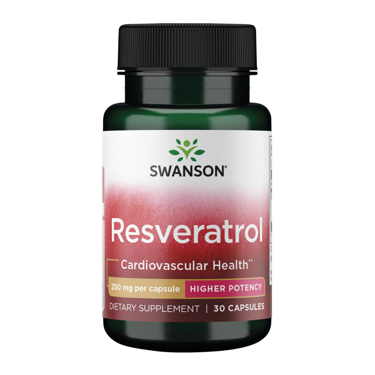 Swanson Resveratrol - bouteille visible, soutien potentiel des defenses antioxydantes