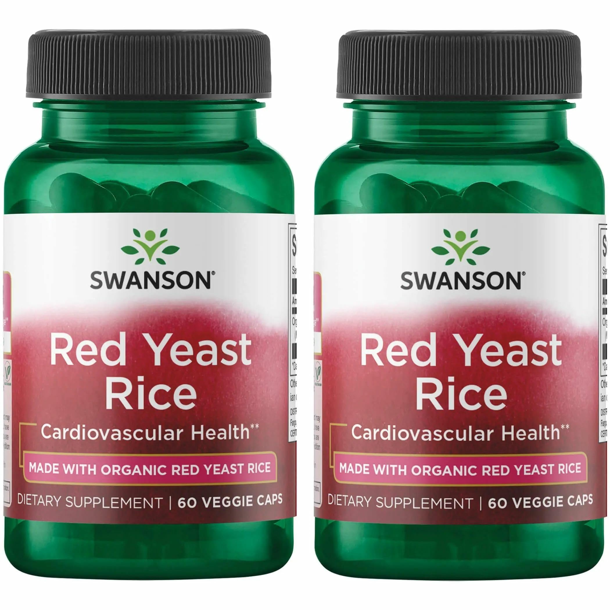 Swanson riz levure rouge - bouteille: soutien potentiel au bien-être général.