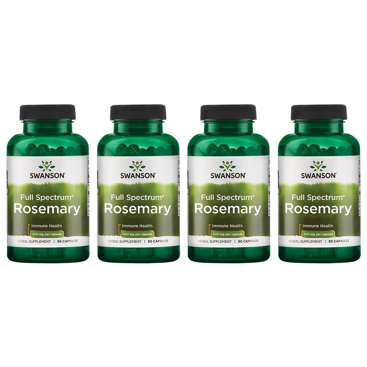 Swanson Romarin capules 400 mg – soutien immunitaire naturel au quotidien.