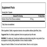 Swanson Ruscus aculeatus, flacon-capsules 470mg, potentiel tonus vasculaire et confort circulatoire.