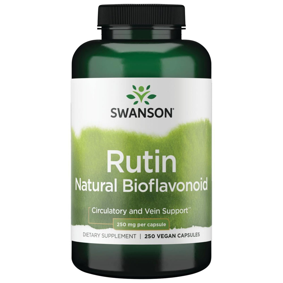 Swanson Rutin capsules 250 mg: amélioration de l'absorption de vitamine C.