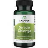 Swanson Salacia Oblonga flacon gélules: soutien potentiel au bien-être quotidien.
