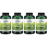 Swanson Saw Palmetto présente une bouteille de gélules offrant un soutien potentiel de la prostate.