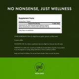 Swanson Saw Palmetto – étiquette, informations claires sur les bénéfices et les instructions d'utilisation.