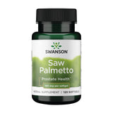 Swanson Saw Palmetto – bouteille, soutien potentiel de la prostate et du flux urinaire.
