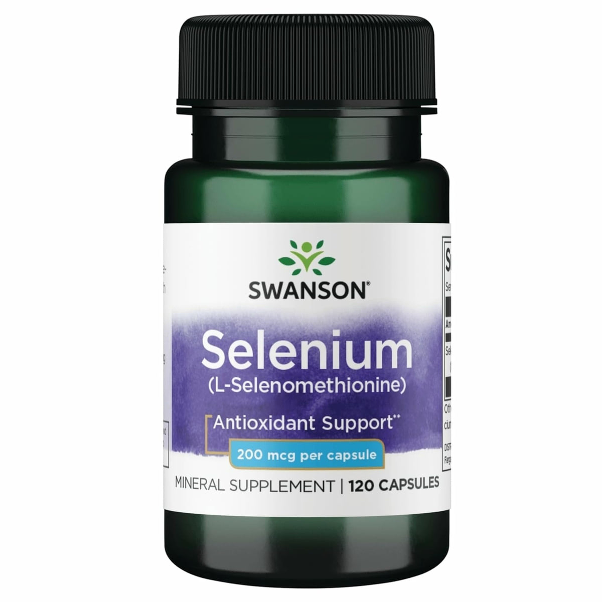 Swanson Sélénium 200 µg – Bouteille de gélules avec potentiel soutien antioxydant