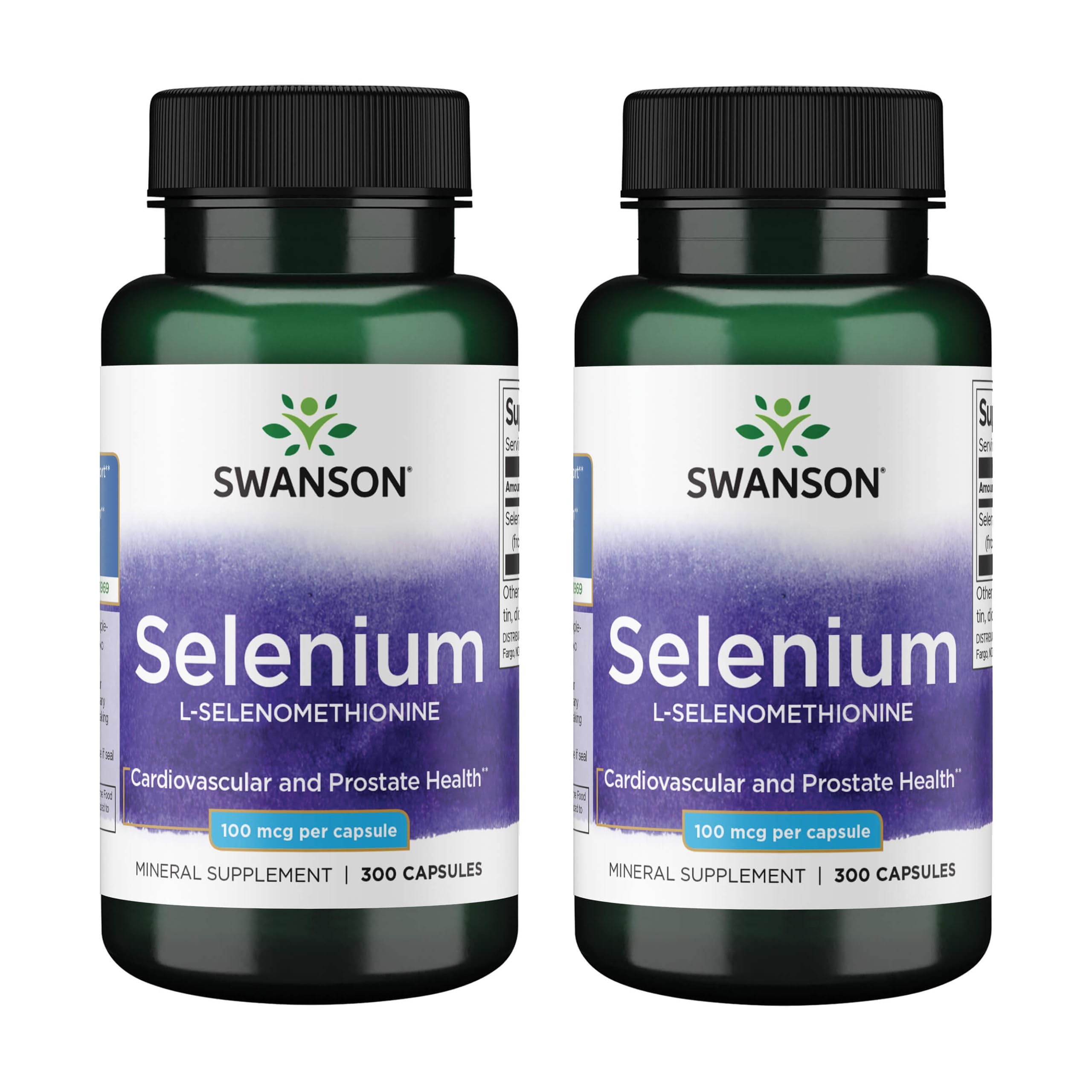 Swanson Sélénium – bouteille de gélules pour une prise quotidienne.
