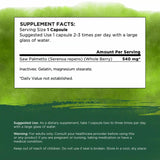 Swanson Serenoa repens – etiquette et emballage, informations claires sur le produit.