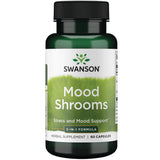 Swanson Shrooms, trio 3 en 1, capsules: soutien de l'humeur et énergie.