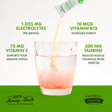 Arôme orange Swanson Simply Hydrate, goût plaisant et hydratation agréable.