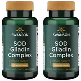 Swanson Sod Gliadin Complex – bouteille 2-pack, pratique dans votre routine quotidienne.