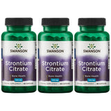 Swanson Strontium Citrate, bouteille de capsules: soutien potentiel des os et des dents.