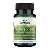 Swanson Sulforaphane: capsules brocoli, soutien potentiel à la santé cellulaire et digestive.