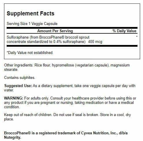 Swanson Sulforaphane – poudre germe-brocoli : ajout pratique à votre routine végétale.