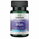 Swanson Sunactive fer non irritant bouteille: texture facile à prendre et méthode sûre