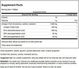 Swanson Super DPA étiquette et informations nutritionnelles claires